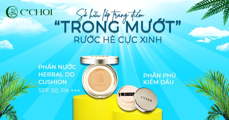 Combo Phấn Nước + Lõi C’Choi Herbal DD Cushion