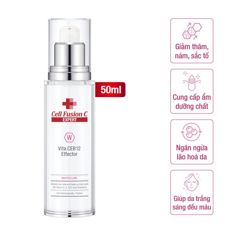 Cell Fusion C Expert – Tinh chất dưỡng trắng & đều màu da WhiteCure VITA.CEB12 EFFECTOR