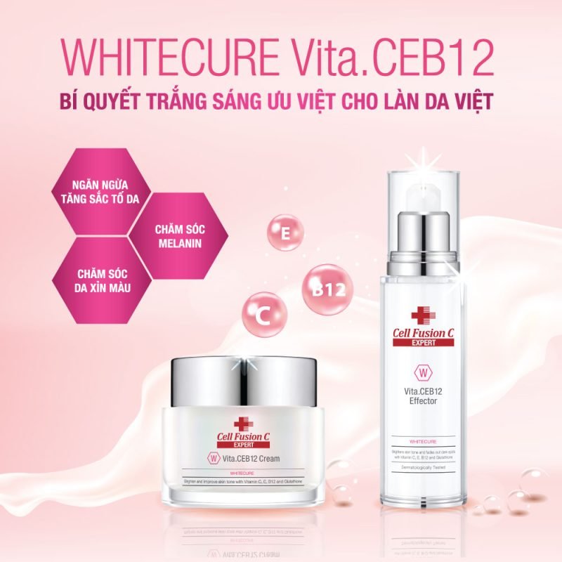 Cell Fusion C Expert – Tinh chất dưỡng trắng & đều màu da WhiteCure VITA.CEB12 EFFECTOR