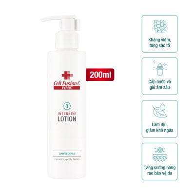 Cell Fusion C Expert – Sữa dưỡng ẩm & phục hồi hàng rào bảo vệ da BARRIEDERM INTENSIVE LOTION 200ml