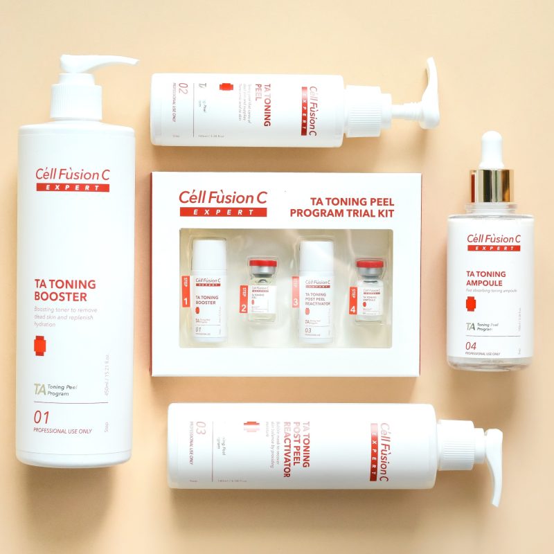 Cell Fusion C Expert – Giải pháp dưỡng trắng an toàn, cải thiện sắc tố da TA TONING PEEL SET