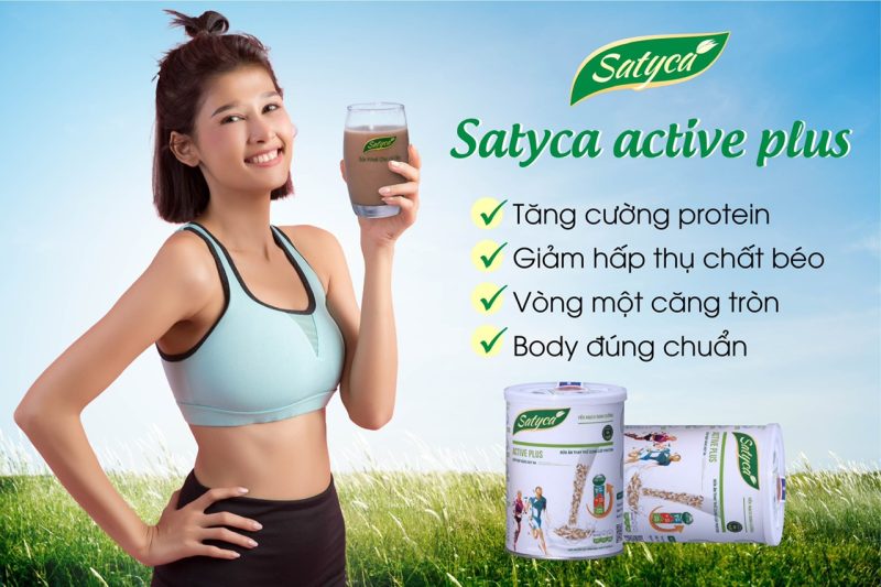 Sữa yến mạch dinh dưỡng Satyca Active Plus