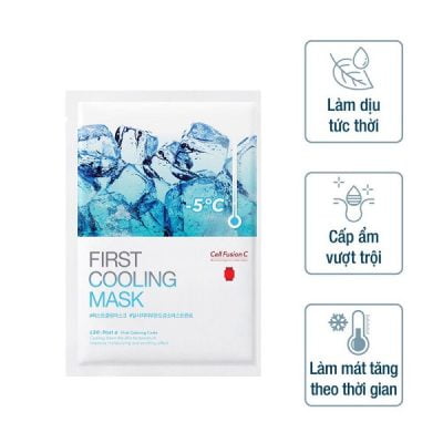 Mặt Nạ Dịu Da Khẩn Cấp Cell Fusion C – First Cooling Mask 27g x 5 miếng