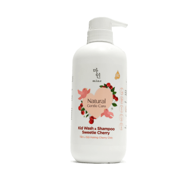 Tắm & Gội Hương Cherry Chín cho bé MINE – Kid Wash & Shampoo Sweetie Cherry