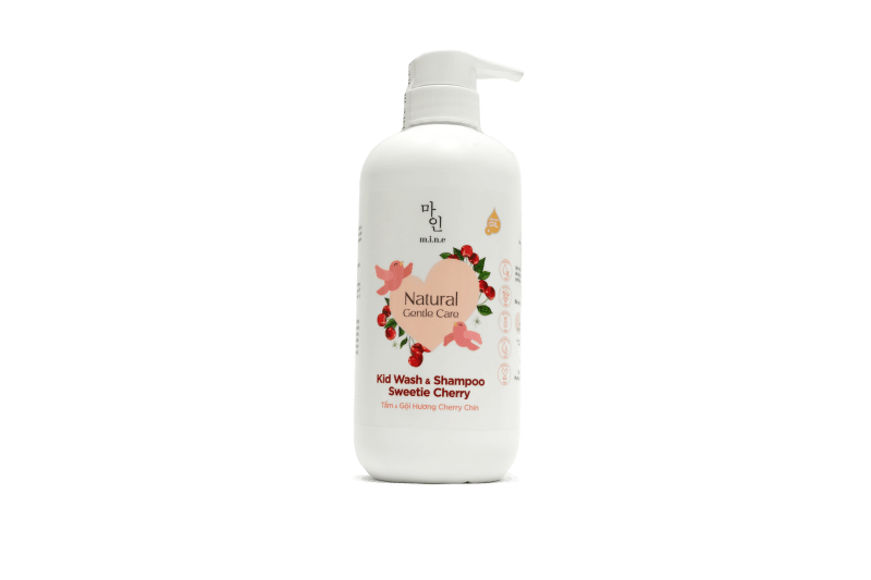 Tắm & Gội Hương Cherry Chín cho bé MINE – Kid Wash & Shampoo Sweetie Cherry