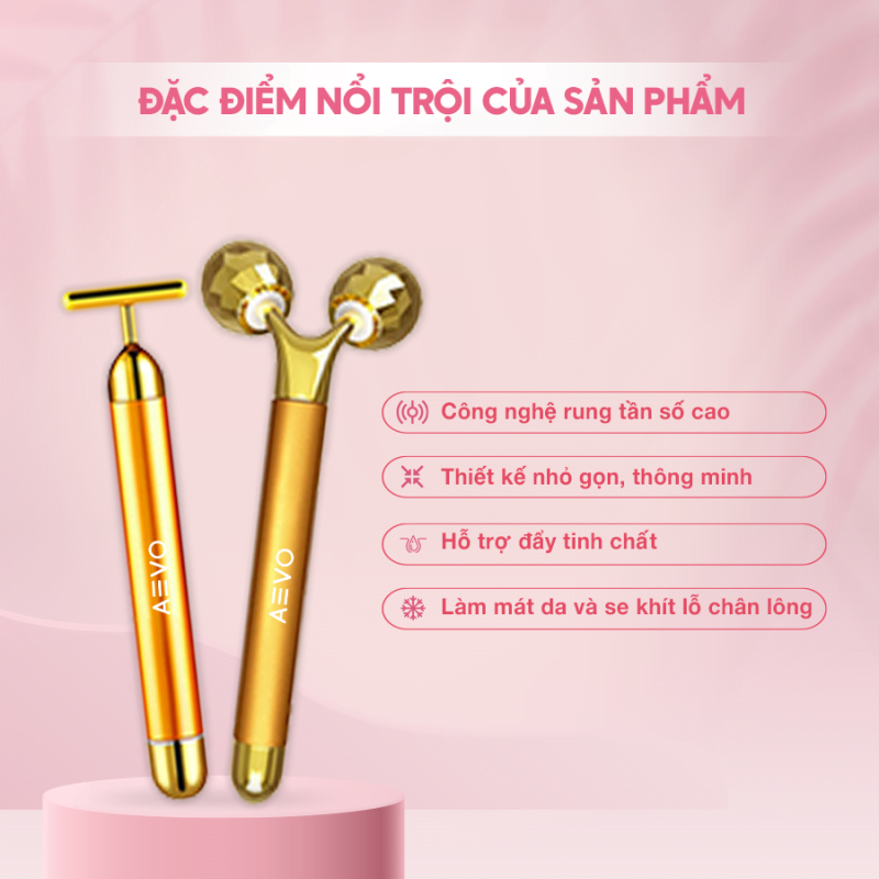 Bộ Thanh lăn massage Aevo Energy Beauty