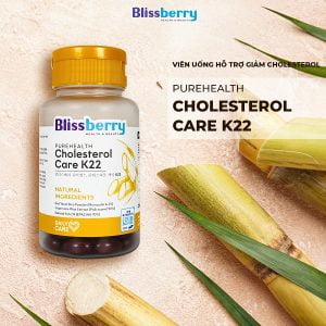 Viên uống giảm Cholesterol – Blissberry Purehealth Cholesterol Care K22