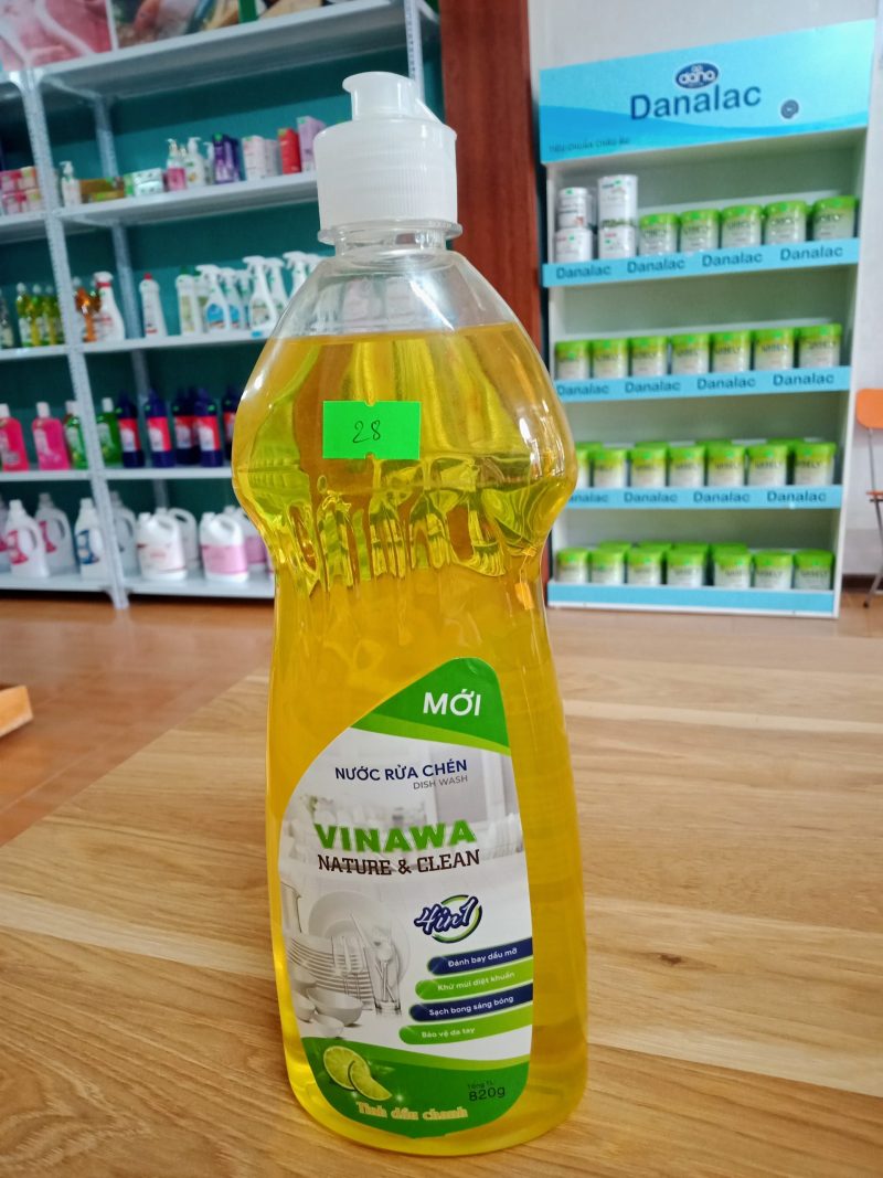 Nước rửa chén VINAWA tinh dầu chanh